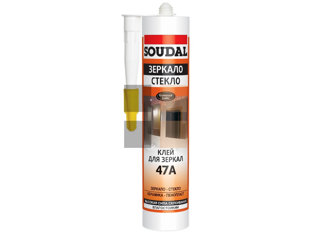 Soudal 47A монтажный клей для зеркал и стекол 280мл – купить клей ...