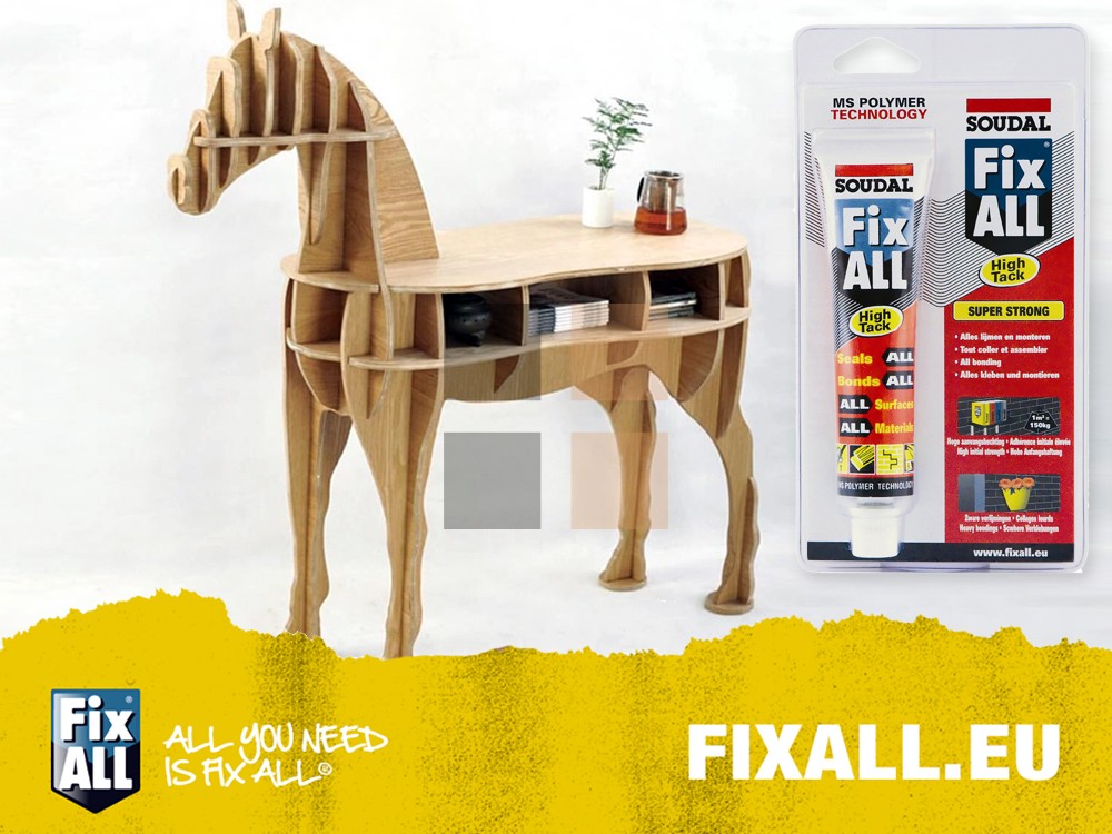 Fix All High Tack белый клей-герметик с большой начальной липкостью на ...