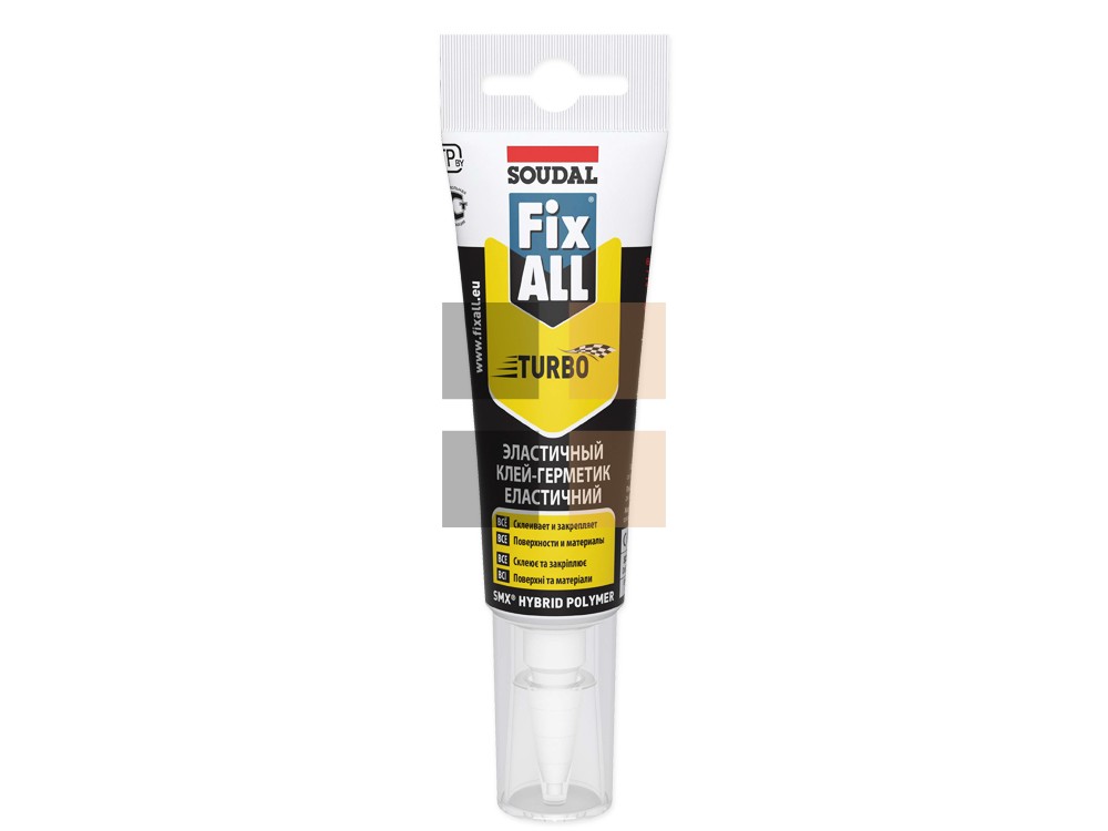 Fix All Turbo белый супер-быстрый клей-герметик с высокой прочностью ...