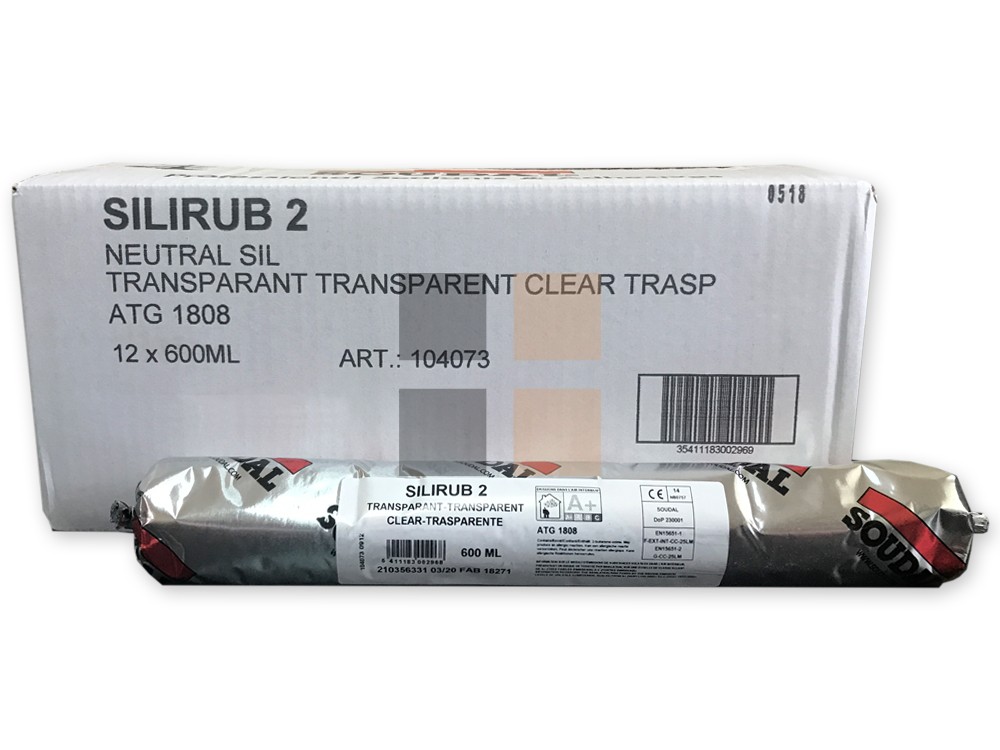 Soudal Silirub 2 силиконовый герметик бесцветный 600 мл – купить в ...